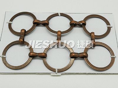 金屬環裝飾簾